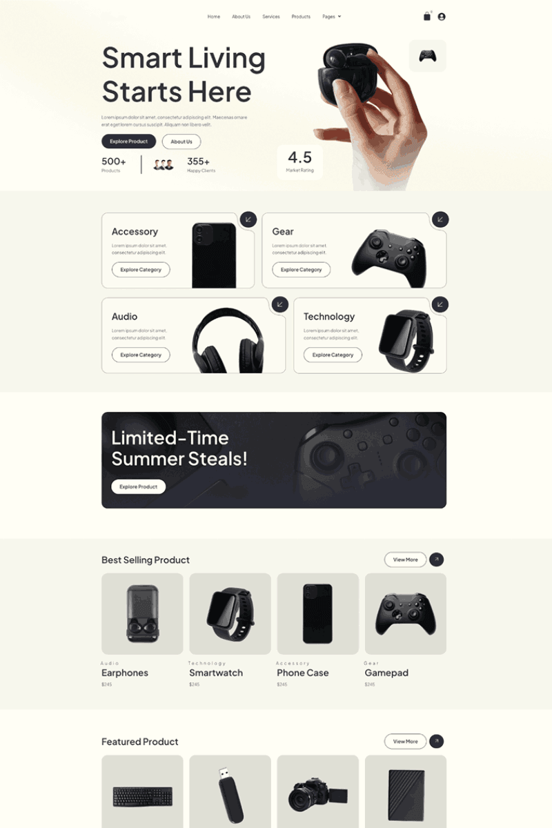 Ecommerce website design optimized for conversions and sales