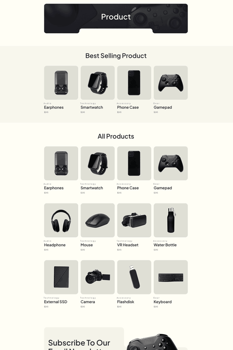 Responsive Ecommerce Website Design