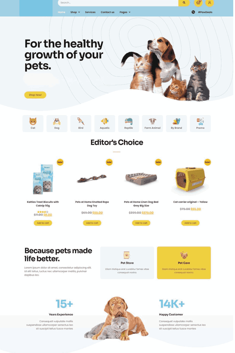 Fast Loading Ecommerce Website Design